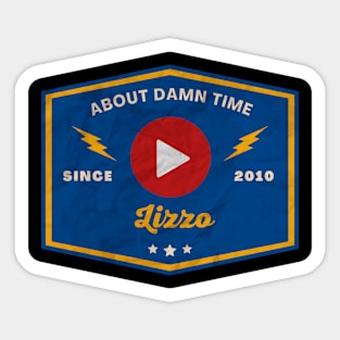 Lizzo // Play Button Sticker